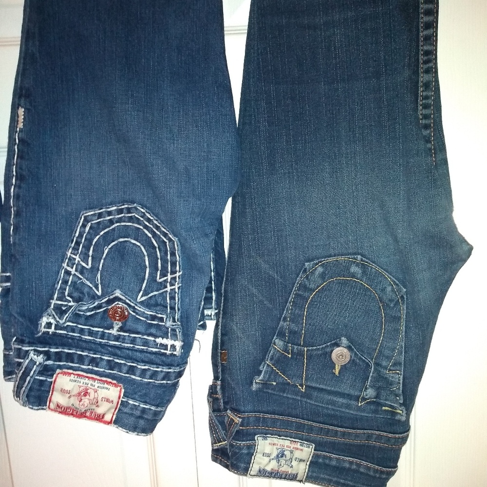 Women and kids True Religion jeans
